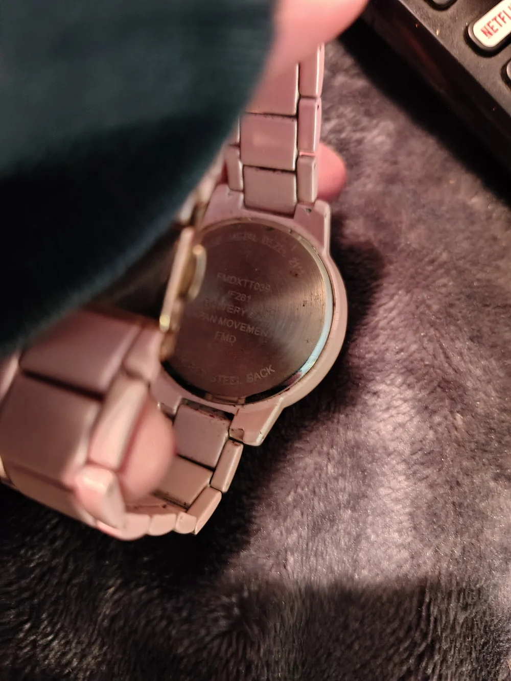 Elegant Women's Pink Crystal Accent Bracelet Watch For Sale!